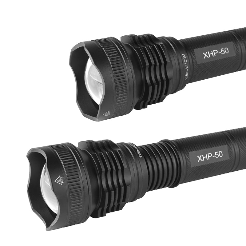 XANES 1401B XHP50 2150Lumens Brightness Zoomable LED Flashlight 18650/26650