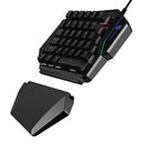 GameSir GK100 Mini Mechanical One-hand Keyboard Blue Switches for PC Gaming