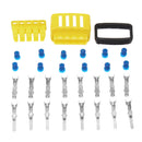 5X 10 Pin Way Waterproof Electrical Connector Plug for Wire Terminal Sockets ET