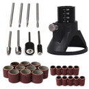 29pcs Drill Carving Positioner Locator with Sanding Bands and Rotary Burr  for Rotary Tool