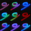 2Pcs 60CM RGB Slim Flexible LED Turn Signal Strip Lights 42LED Car Van Trunk Tail Light