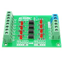 5Pcs 24V To 5V 4 Channel Optocoupler Isolation Board Isolated Module