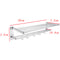 Wall Mounted Towel Holder Rack Hook Hanger Bar Shelf Rail Storage Bathroom Hotel