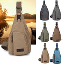 Canvas Chest Travel Bag CrossBody Messenger Sling Shoulder Backpack Universal