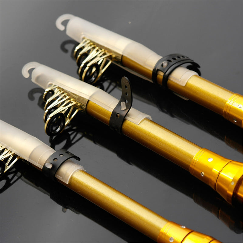 ZANLURE 2.1-3.6m Carbon Fiber Telescopic Fishing Rod Portable Spinning Pole Fishing Tools