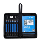 H&B HB-BSA16 Sketch Wood Pencil Set For Student Study In School