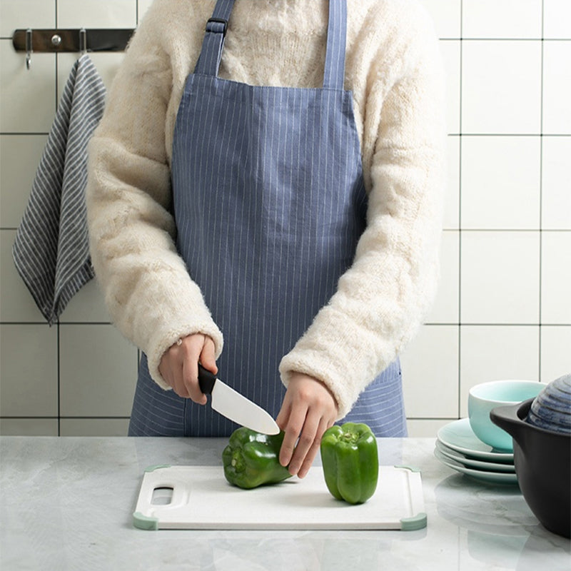 Adjustable Cotton Linen Kitchen Aprons For Cooking Baking Waterproof And Oilproof Apron