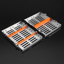 Dental Sterilization Autoclave Cassette Tray Box Rack Rubber Linker Instrument Tools
