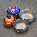 Keith Ti5323 300ml Ultralight 53.5g Folding Titanium Bowl Outdoor Camping Lunch Handle Tableware