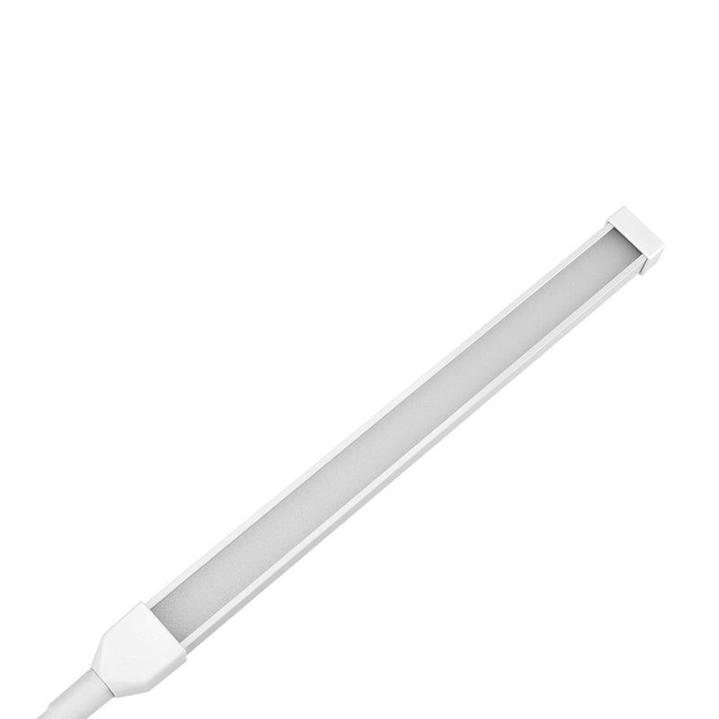 Modern 8W White & Warm White LED Floor Lamp Dimmer USB Desk Reading Light Fixture for Bedroom Decor