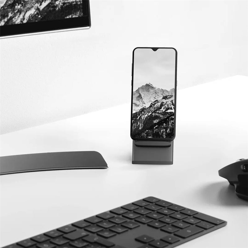 iQunix 10W Fast Charging Vertical Wireless Charger Phone Holder with Data Cable From Xiaomi System For iPhone 8Plus XS 11Pro Huawei P30 Pro Mate 30 5G