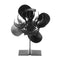 4 Blade Fireplace Heated Power Stove Fan Thermal Fire Heater Household Eco Fan Efficient Heat Distribution