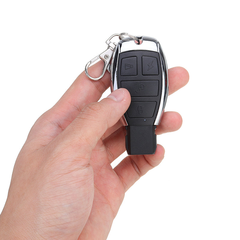 Metal 4 Button Remote Control Learning Code EV1527 Chip Transmitter