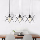 3 In 1 Metal Vintage Ceiling Light Pendant Lamp Cage Lampshade Fixture Chandelier Indoor Lighting
