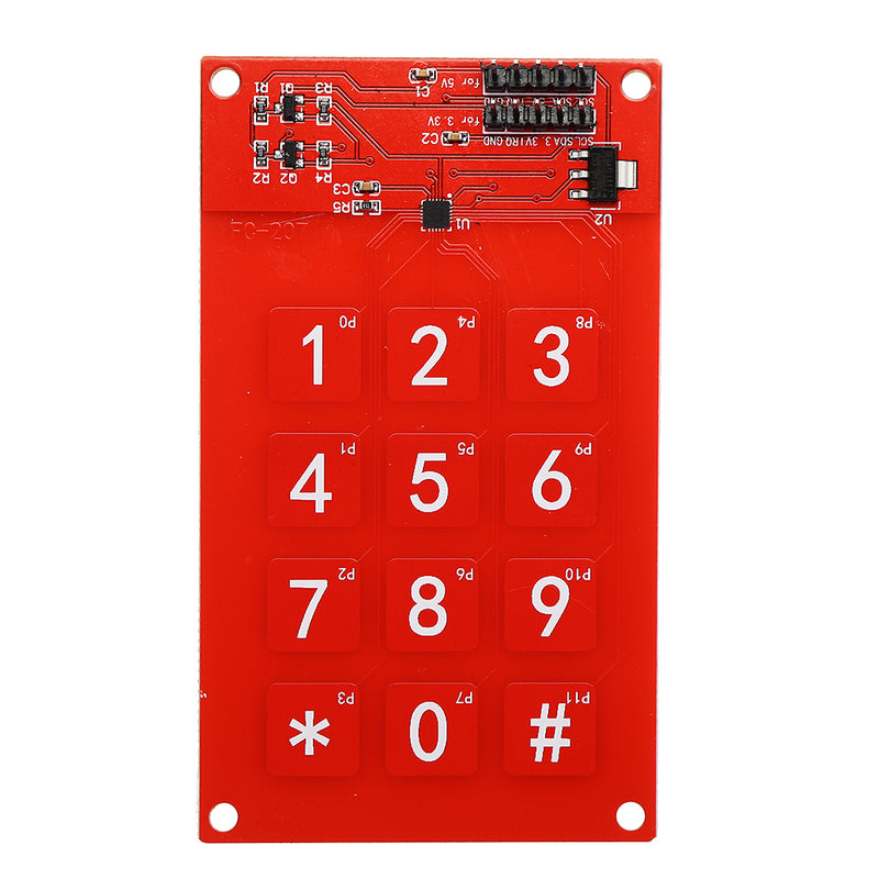 MPR121 Capacitive Touch Keypad Shield Module Electronic Sensitive Key Keyboard 3.3V Logic