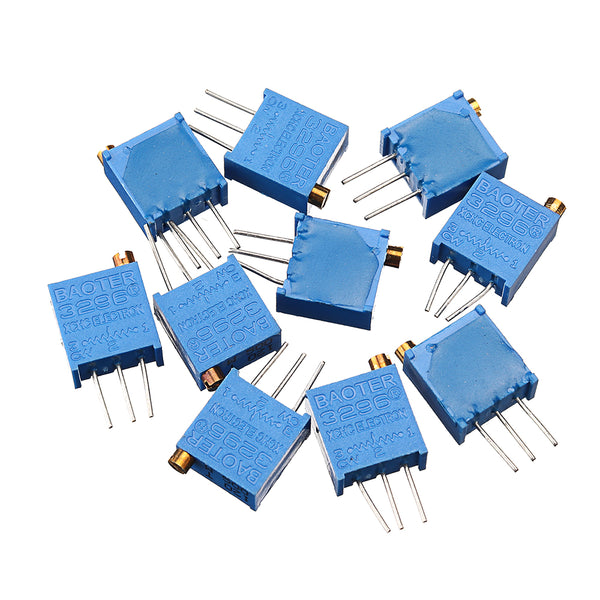10pcs 3296W 50 ohm Trimpot Trimmer Potentiometer