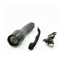 SHUOLIDE E17  T6/XP-L V5 1000Lumens 5Modes Zoomable USB Rechargeable Tactical LED Flashlight