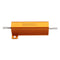RX24 50W 200R 200RJ Metal Aluminum Case High Power Resistor Golden Metal Shell Case Heatsink Resistance Resistor