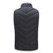 Children USB Heated Warm Back Cervical Spine Hooded Winter Jacket Motorcycle Skiing Riding Coat