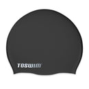 TOSWIM Plus Size Silicone Swimming Cap Waterproof Sports Swim Pool Hat Men Women  from xiaomi youpin
