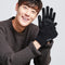 Bakeey Winter Fashion Couple Non-slip Three Fingers Touch Screen Knitted Gloves Thicken Warm Fleece Gloves Mittens Outdoors Motorcycle Riding Touch-screen Glove