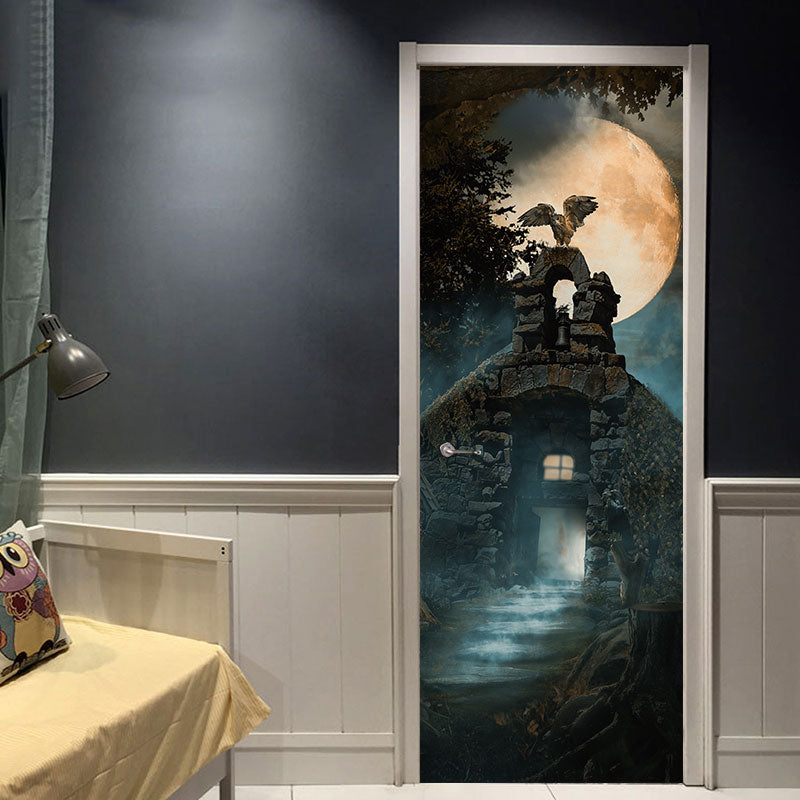 Miico MT004 Halloween Sticker Door Stcikers Removable Wall Sticker - Room Decoration