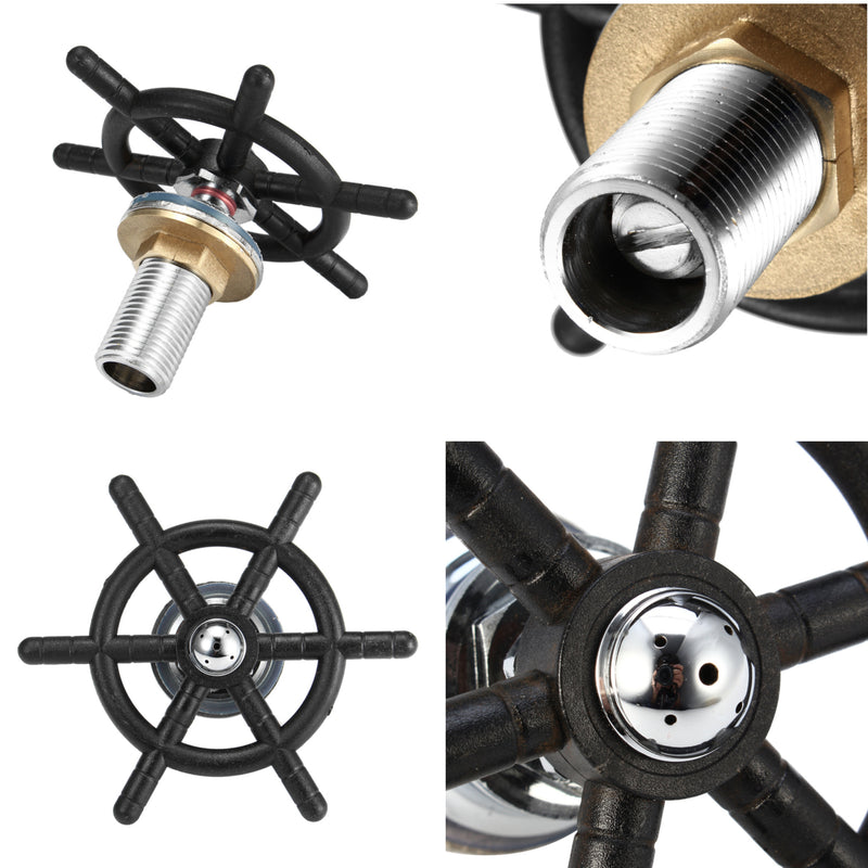 Manual Hand Press Cup Cleaner Washing Device Rinser Coffee Tea Glass Goblets Cleaning Machine