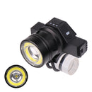 XANES 2022 USB Headlamp Zoom Bicycle Headlight Flashlight Camping Hunting Cycling Motorcycle