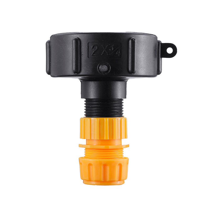 S60x6 3/4'' IBC Faucet Tank Drain Adapter Nozzle Hose Thread Outlet Tap Connector Replacement Valve Fitting Parts for Home Garden