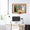 Miico Creative 3D Fire Football Frame PVC Removable Home Room Decorative Wall Floor Decor Sticker