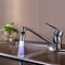 Bathroom 360 Degree Rotation Glowing 3 Changing Colors LED Light Temperature  Faucet