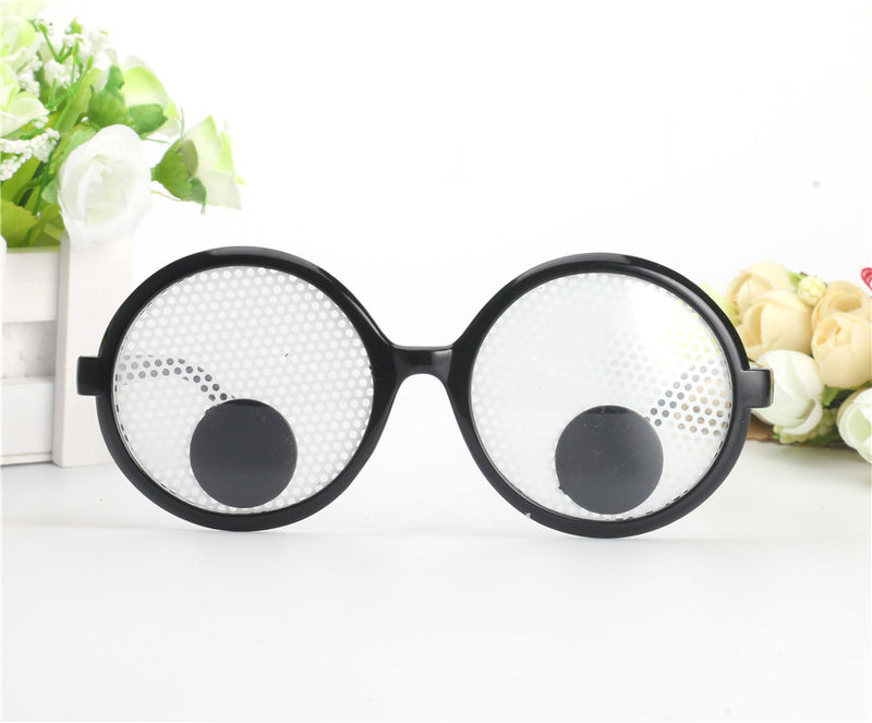 Funny Googly Eyes Goggles Shaking Eyes Party Glasses and Toys for Party Cosplay Costume