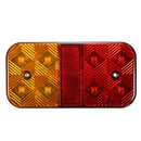 Pair 24V 8LED Brake Tail Light Turn Signal Lamp for Trailer Truck Lorry