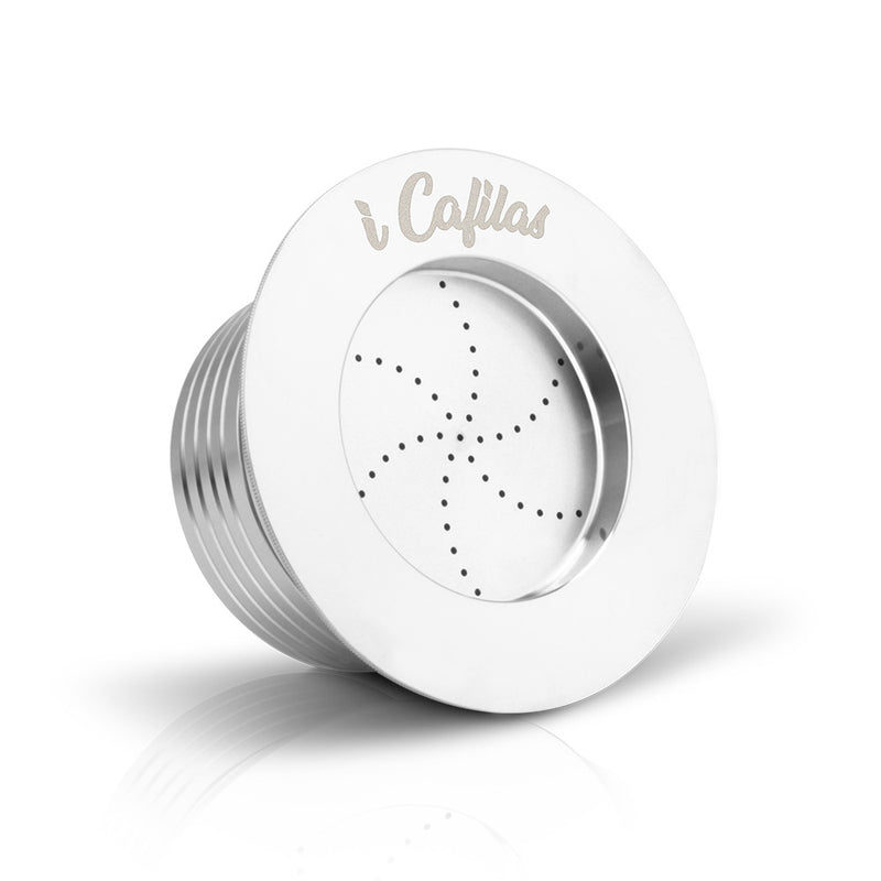 Stainless Steel Refillable Coffee Capsule Cup Reusable Coffee Pods w/ Pods Holder Spoon Brush for Lavazza Blue Coffee Machine