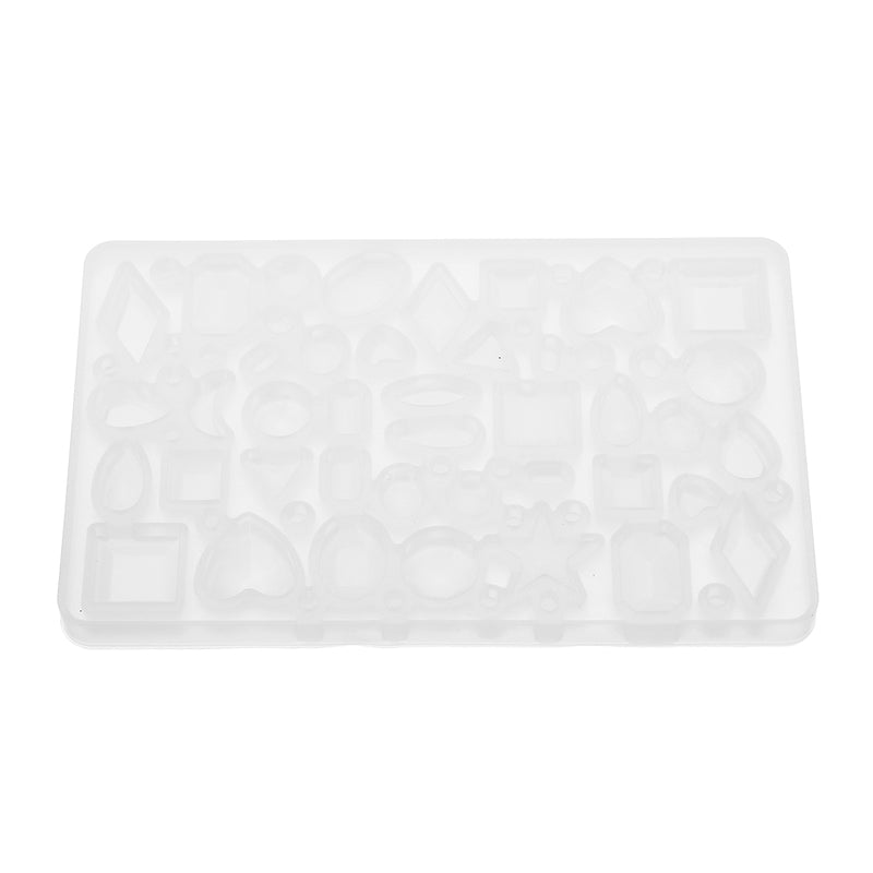 77PCS DIY Bracelet Pendant Epoxy Mold Set Jewelry Pendant Mould Craft