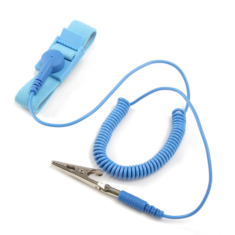 Anti-static Flexible Coiling Strap Grounding Discharge Bracelet Wrist Band