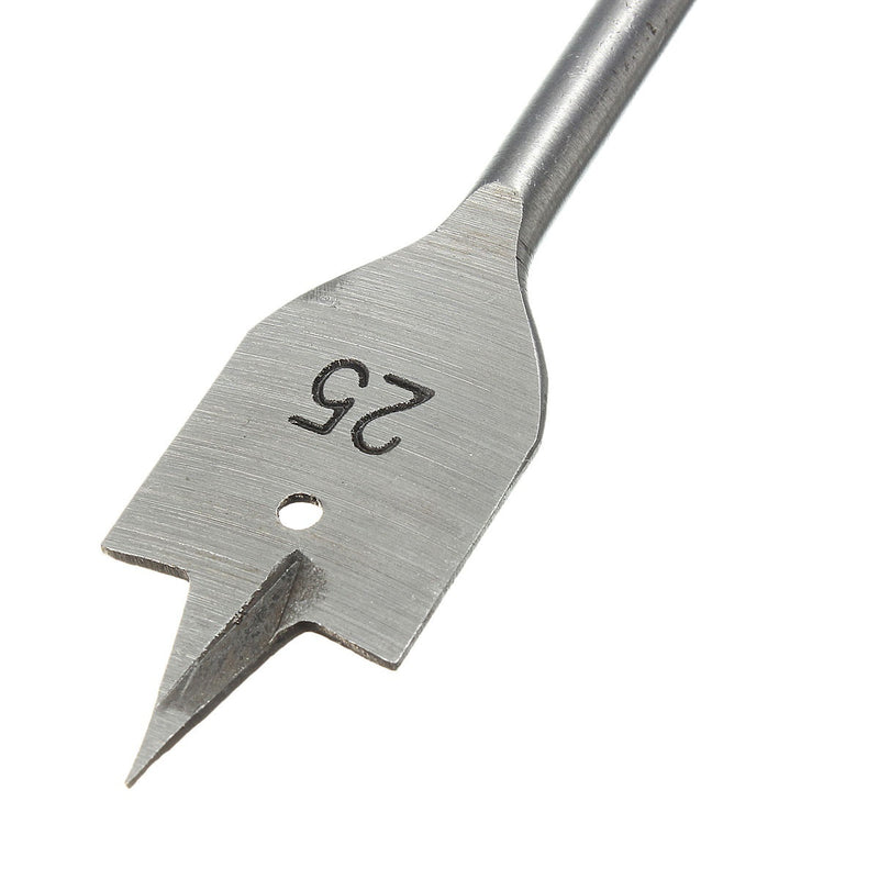 6pcs 10-25mm Flat Spade Drill Bit Hex Shank Woodworking Spade Drill Bit Hole Cutter