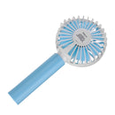 Portable Handheld Fan 4.5W Rechargeable Mini Cooling Fan 3 Speed USB Fan Wind Cooler Battery