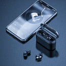 [CVC8.0 Noise Canceling] TWS bluetooth 5.0 Mini Wireless Earphone IPX7 Waterproof Headphones With 3000mAh Charging Box Power Bank