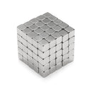 3/4/5mm 125pcs Magnetic Toys Cube Tin Box Magnet Balls Magic Square 3D Puzzle Toy Gift Decor
