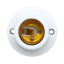 E27 Straight Mouth Reptile Ceramic Heat Lampholder Bulb Adapter with Switch AC110-240V