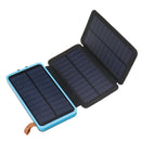 20000mAh Solar Panel Solar Charger 5W 5V/2A Foldable Solar Panel Charger Dual USB Mobile Portable Power Bank