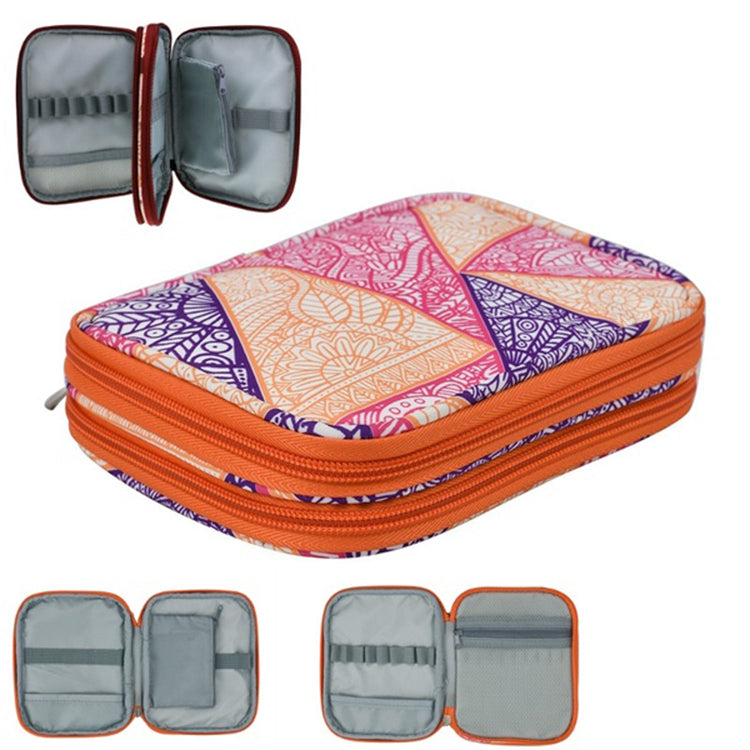 Needle Knitting Storage Bag Crochet Hooks Thread Sewing Kit Case Organizer Packs