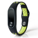 Bakeey Replacement Double Color Silicone Strap Smart Wristband Bracelet for Xiaomi M iband 2