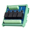 4CH Channel Optocoupler Isolation Relay Module 5V/12V/24V SCM PLC Signal Amplifier Board