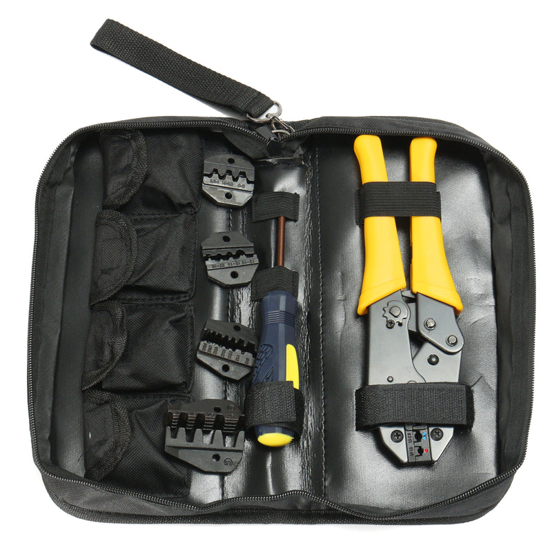 WXK-30JN Insulated Terminals Ferrules Crimping Plier Ratcheting Crimper Tool