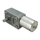 GW370 DC 12V 120rpm High Torque Turbo Worm Geared Motor Gear Reducer Motor