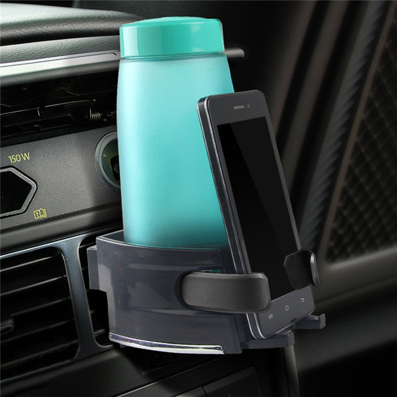 Multifunctional 360 Degree Rotation Car Air Vent Holder Phone Stand Drink Coffee Water Cup Bottle