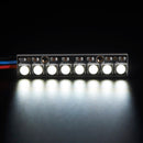 Straight Board 8x 5050 RGBW Cool White LED 6000K With Integrated Drivers Module