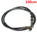 50cm - 190cm Motorcycle Braided Brake Clutch Oil Hose Line Pipe 10mm
